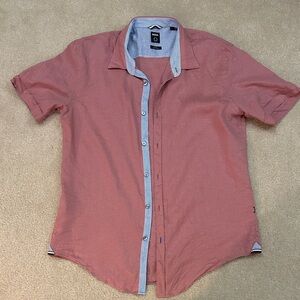 BOSS Men's Short Sleeve Casual Button Down Shirt